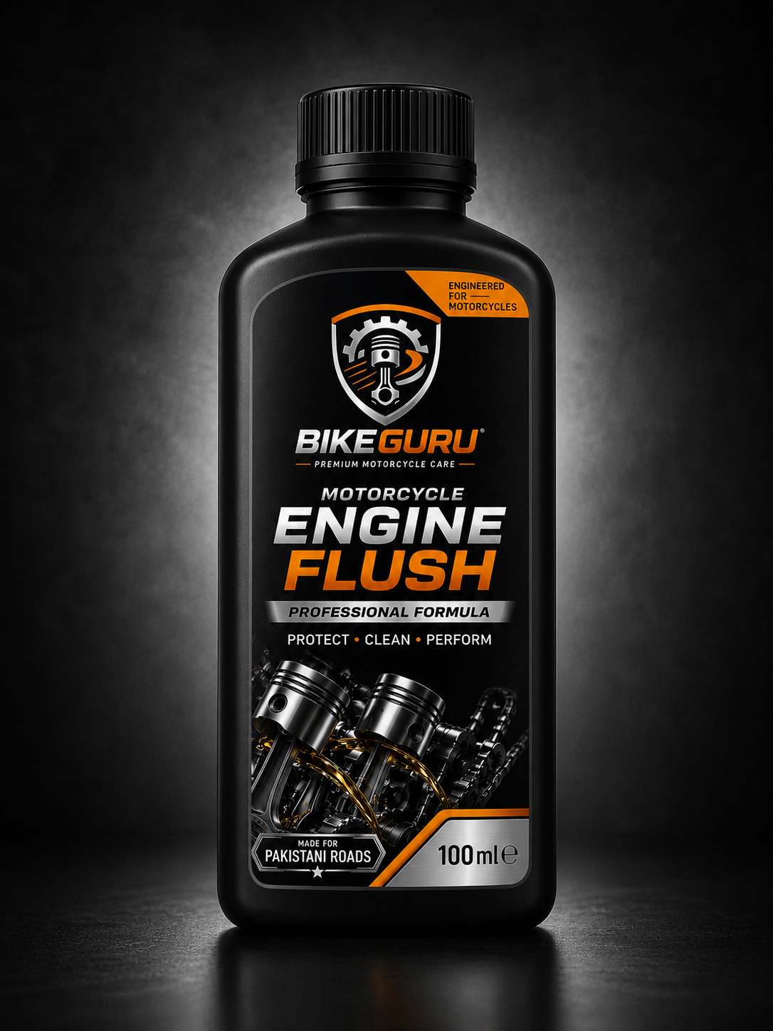 Motorcycle engine flush for better fuel economy and engine efficiency