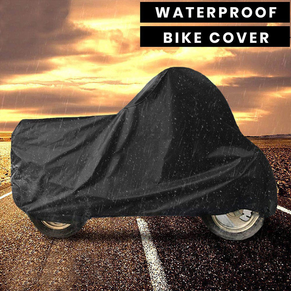 Premium Waterproof Motorcycle Bike Cover – Rain, Dust & UV Protection | Universal Fit